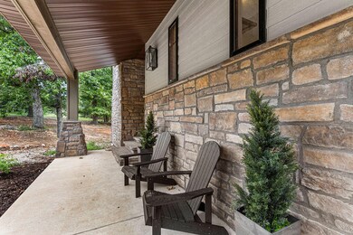 Covered front porch