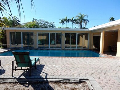 Rear view of the home