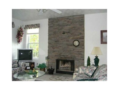 Living Room. Wood burning fireplace