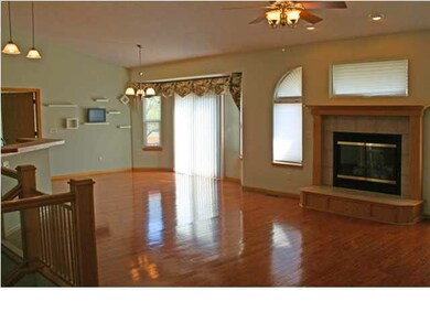 Living room to dining