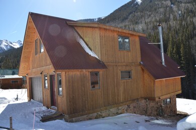 WEST FACADE OF 902 GRANITE, OPHIR, CO