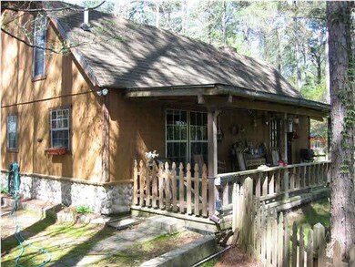 Cabin with large front porch