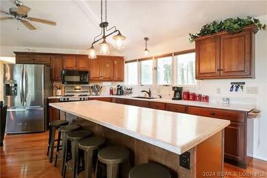 Open concept kitchen living area