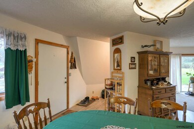 Large coat closet to the left of the front door.