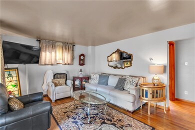 Open to hallway to bedrooms, full bath and large c