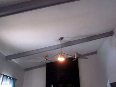 Great room vaulted/beamed ceiling
