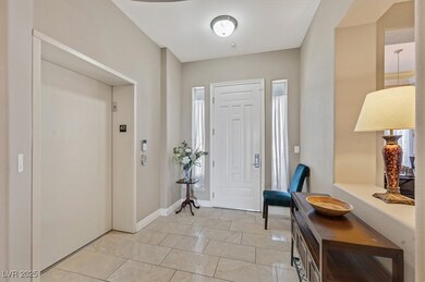 Inside elevator entry