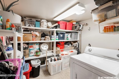 Storage and Laundry room