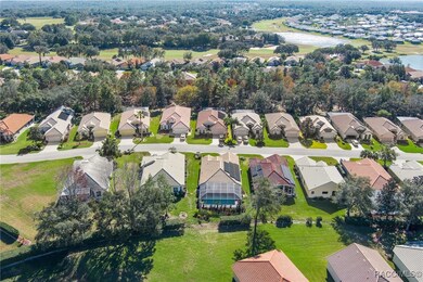 Here's an aerial view of the rear of the home. The