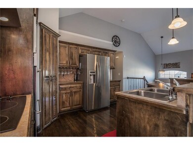 Kitchen also allows view of Entry, Dining Room and