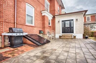 Stone pavers, gas grill piped direct to natural ga