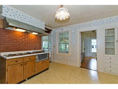 Kitchen. Retro Kitchen with built-ins.