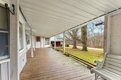 Main house front porch