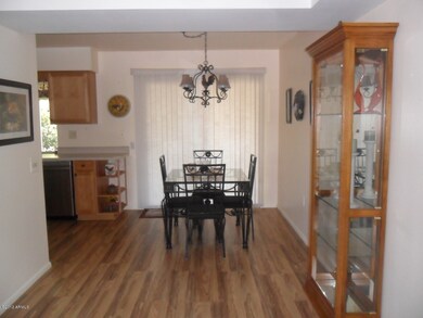 Dining area-great view to back yard