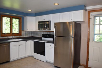 Recently updated kitchen. Door to...