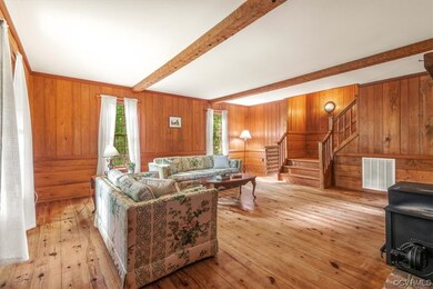 Living room view from the front entrance