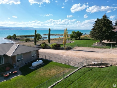 Water view featuring a mountainous background