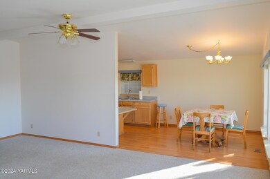 Living Room open to Kitchen and Dining