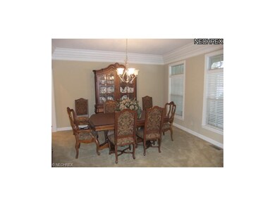 Located to the right of the foyer is the home's fo