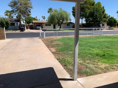 View to street from carport