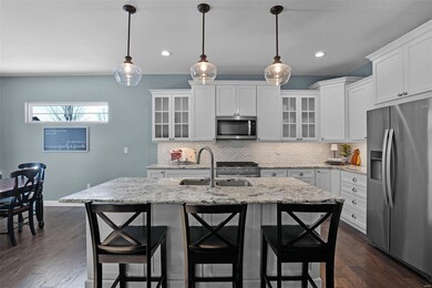 Spacious breakfast bar.