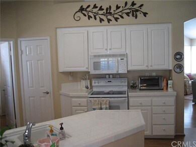 Straight on view of kitchen