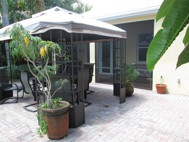 East facing patio area is great for entertaining