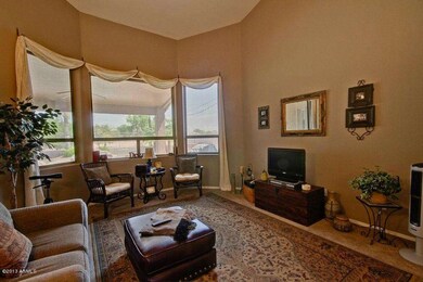 living room with bay