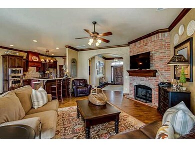 Living Room. WOOD FLOORS AND CROWN MOLDING