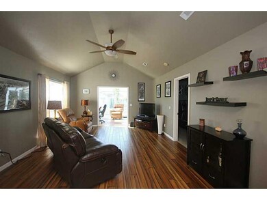 Living Room. Gorgeous bamboo floors.