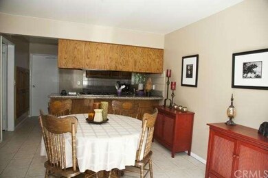 Looking back at the kitchen from the dining area.