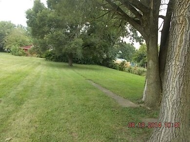 Deep back yard