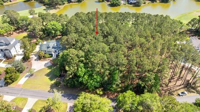 Birds eye view of property with a residential view, a water view, and golf course view