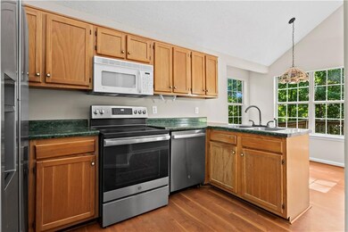 Eat in area in the kitchen