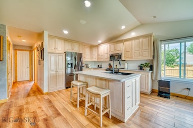 Kitchen with island