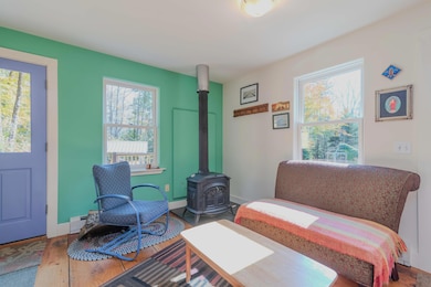 Cozy living room w/ woodstove