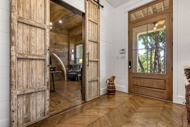 Step through this gorgeous front door into the che