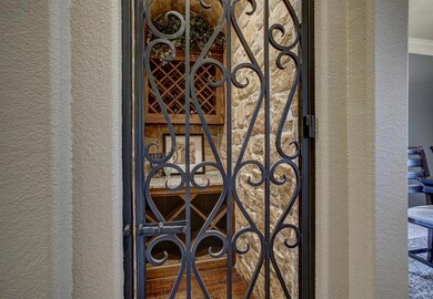 Gated Stone Wine Cellar