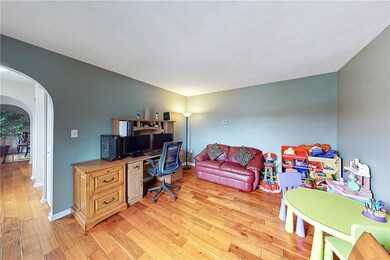 This flexible use room is located at the end of th