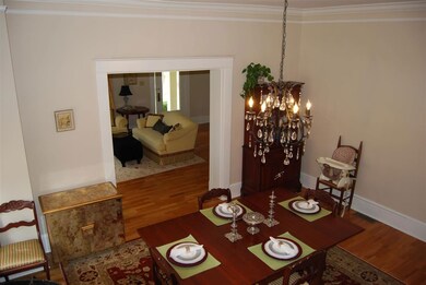 View of Dining room from Staircase