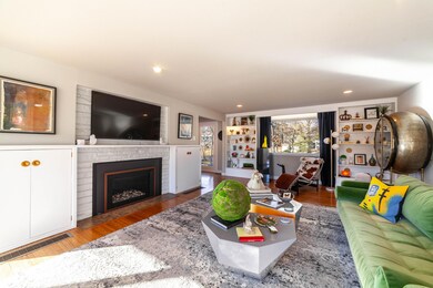 Living Area with Fireplace