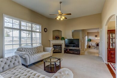 Light and bright home with many windows, Plantations Shutters.  This Huge Spacious Great Room with gas fire place Ready for home entertainment and family entertainment with friends and relatives. Hardwood Floors, move in ready!