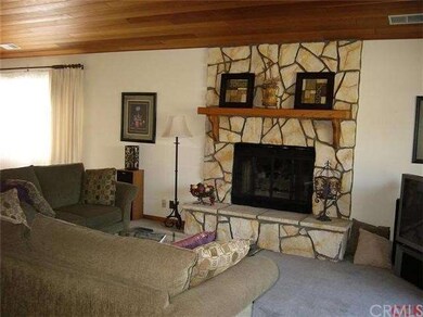 Warm inviting fireplace