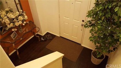 Stairway view into entry Foyer.