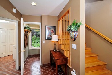 Large Tiled Entry with Mudroom