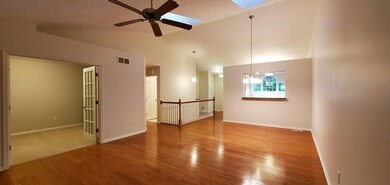Living Room to Dining and kitchen