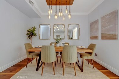 Dining Room with Custom Chandelier