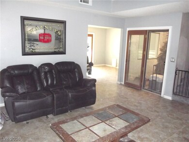 Living Room with View of Atrium
