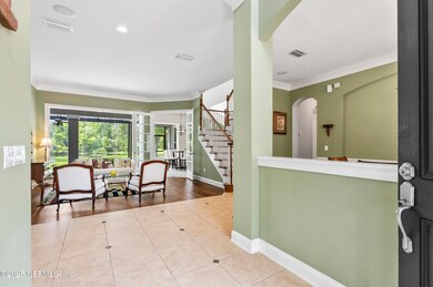 Bright Foyer with 20' ceilings