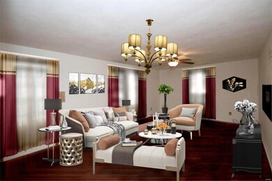VIRTUALLY STAGED LIVING ROOM